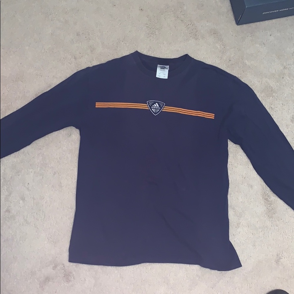 Vintage Adidas Stripes Long Sleeve Shirt